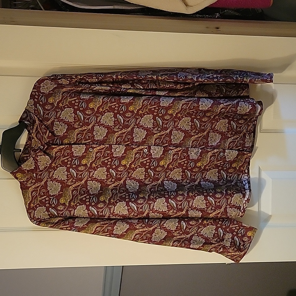 J. Crew Collection silk printed top size 20